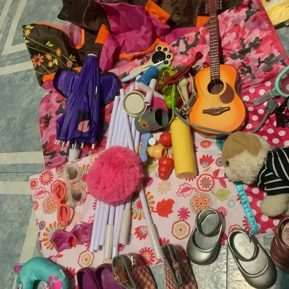 Huge Our Generation/ My Life As Mixed Clothes Doll Clothing, Shoes Canoe Beach - Picture 2 of 14